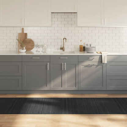 Tappeto Rettangolare Grigio 80x1000 cm in BambÃ¹