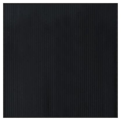 Tappeto Quadrato Nero 100x100 cm in BambÃƒÂ¹