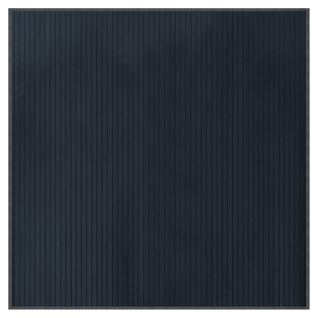 Tappeto Quadrato Grigio 100x100 cm in BambÃ¹