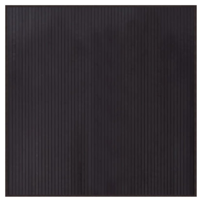 Tappeto Quadrato Marrone Scuro 100x100 cm in BambÃ¹