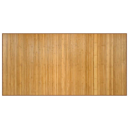 Tappeto Rettangolare Naturale 100x200 cm in BambÃ¹