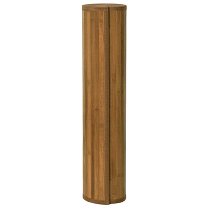 Tappeto Rettangolare Marrone 100x200 cm in BambÃ¹