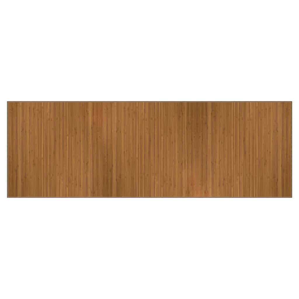 Tappeto Rettangolare Marrone 100x300 cm in BambÃ¹