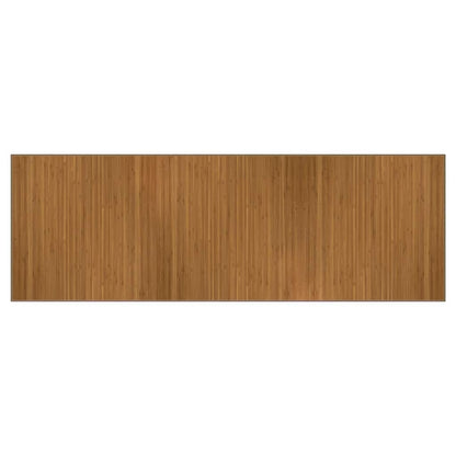 Tappeto Rettangolare Marrone 100x300 cm in BambÃ¹