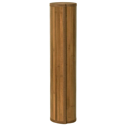 Tappeto Rettangolare Marrone 100x300 cm in BambÃ¹