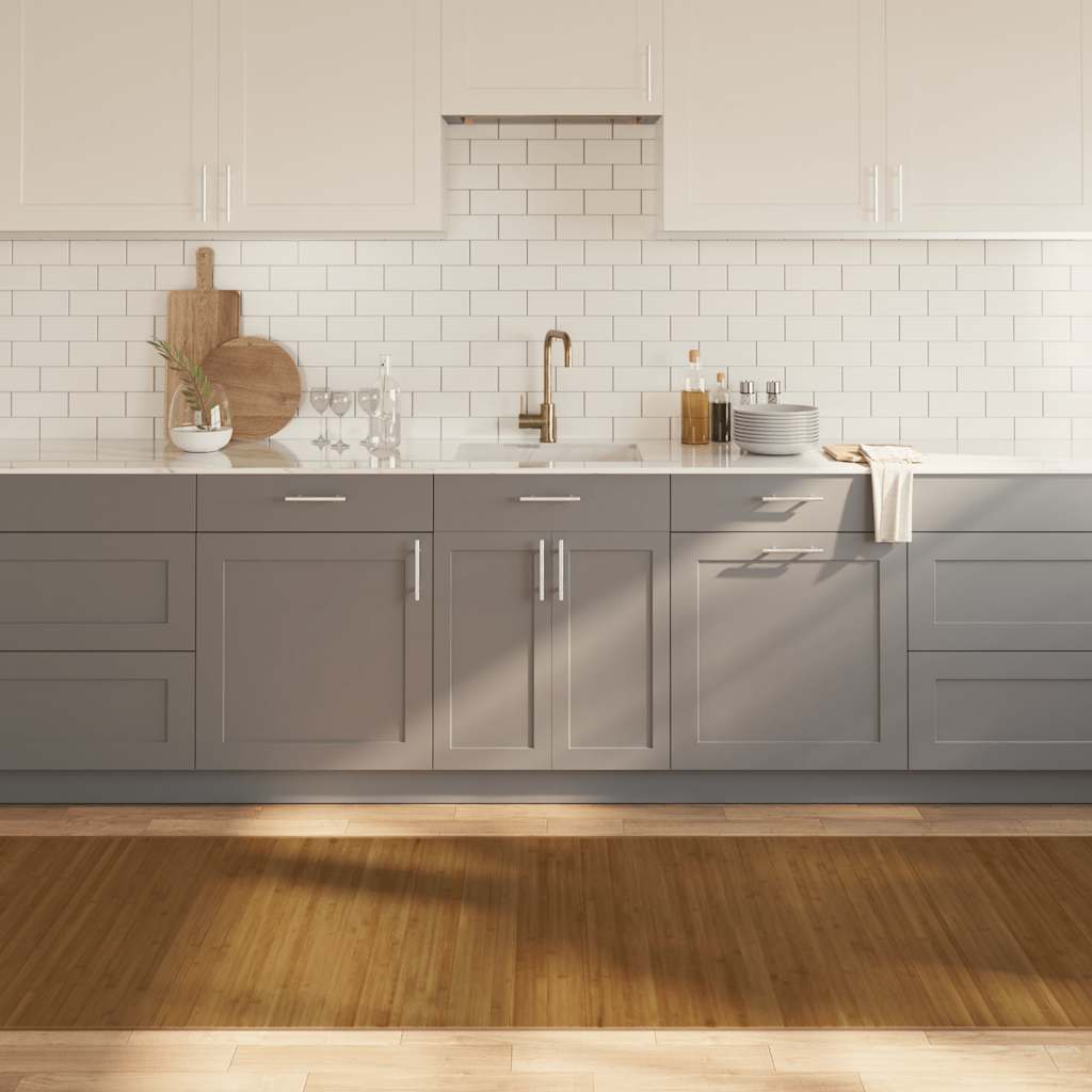Tappeto Rettangolare Marrone 100x300 cm in BambÃ¹