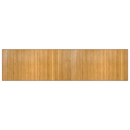 Tappeto Rettangolare Naturale 100x400 cm in BambÃ¹
