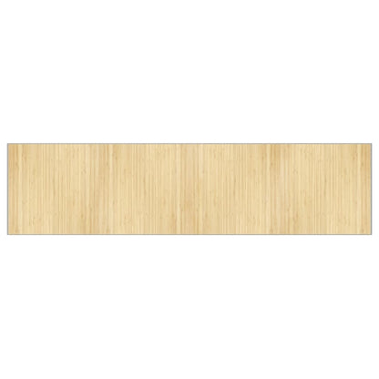 Tappeto Rettangolare Natura Chiaro 100x400 cm in BambÃ¹