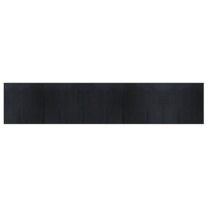 Tappeto Rettangolare Nero 100x500 cm in BambÃ¹