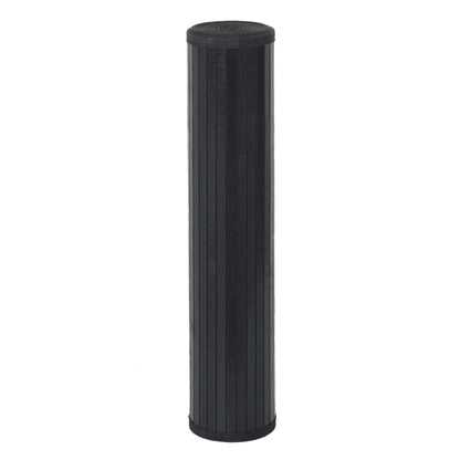 Tappeto Rettangolare Nero 100x500 cm in BambÃ¹
