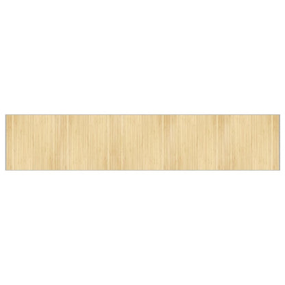 Tappeto Rettangolare Natura Chiaro 100x500 cm in BambÃ¹