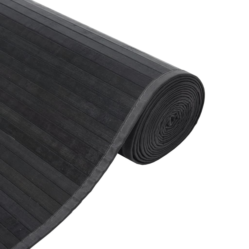 Tappeto Rettangolare Grigio 100x500 cm in BambÃ¹