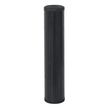 Tappeto Rettangolare Nero 100x1000 cm in BambÃ¹