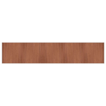 Tappeto Rettangolare Marrone 100x1000 cm in Bambù