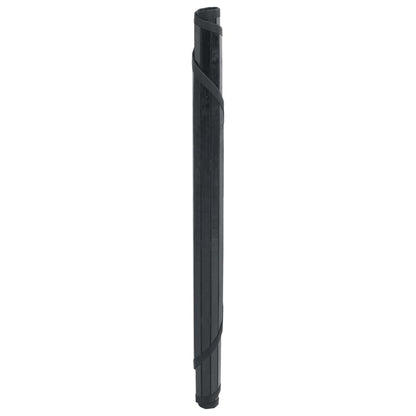 Tappeto Rotondo Nero 60 cm in BambÃƒÂ¹