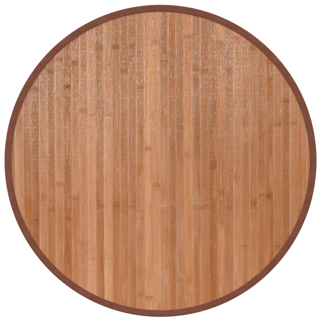 Tappeto Rotondo Naturale 60 cm in BambÃ¹