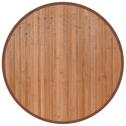 Tappeto Rotondo Naturale 60 cm in BambÃ¹