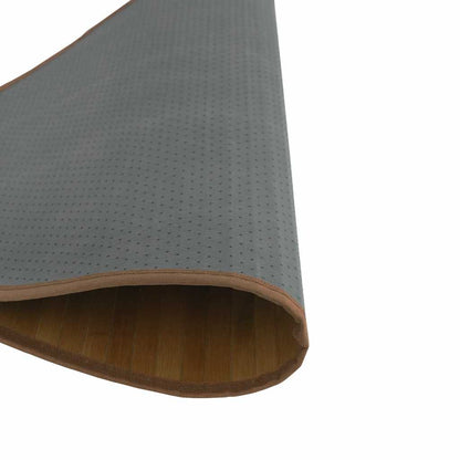 Tappeto Rotondo Marrone 60 cm in BambÃ¹