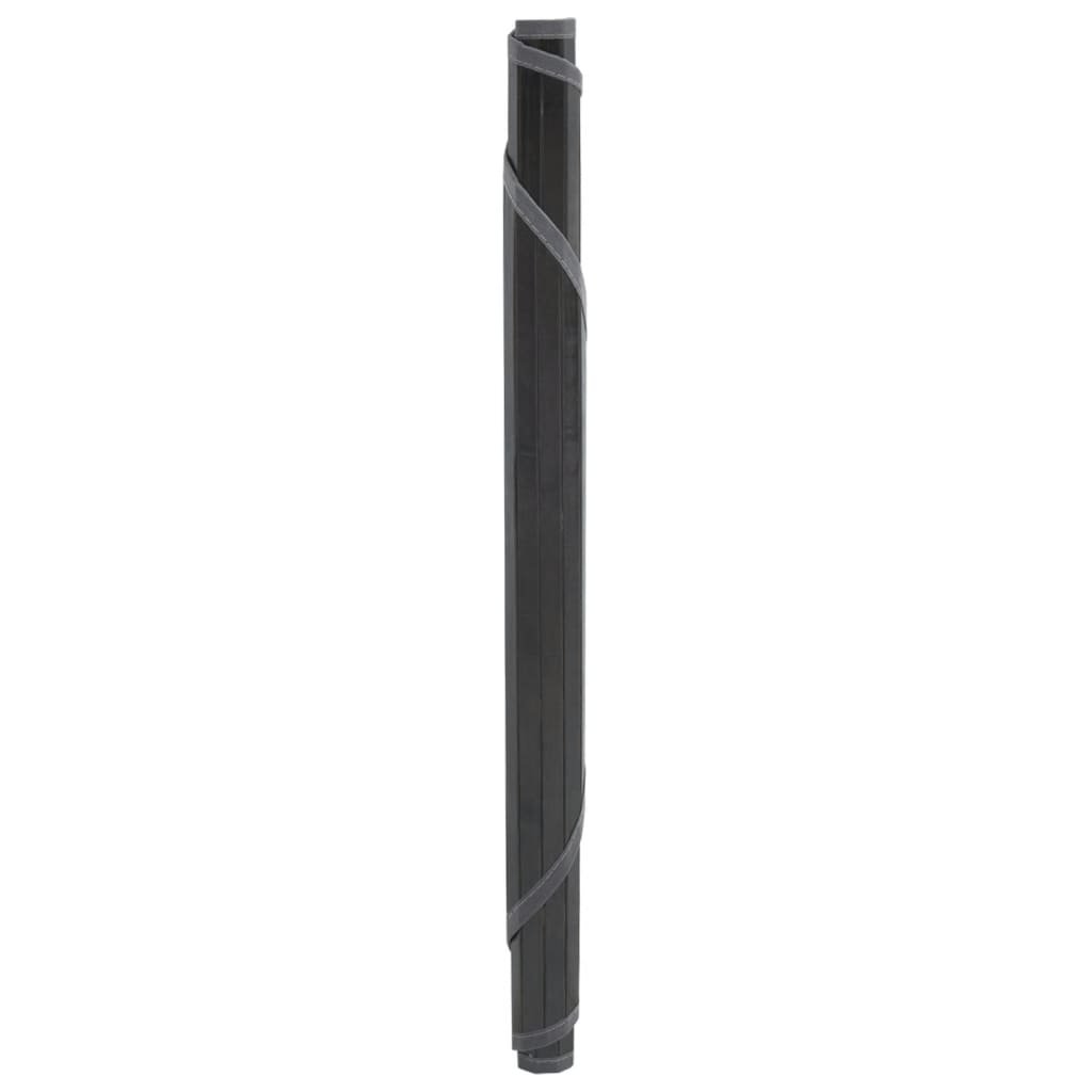 Tappeto Rotondo Grigio 80 cm in BambÃ¹