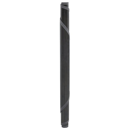 Tappeto Rotondo Grigio 80 cm in BambÃ¹