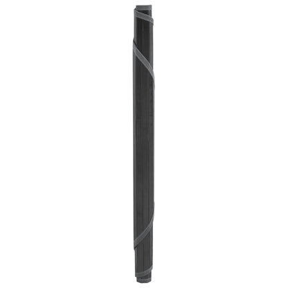 Tappeto Rotondo Grigio 100 cm in BambÃ¹