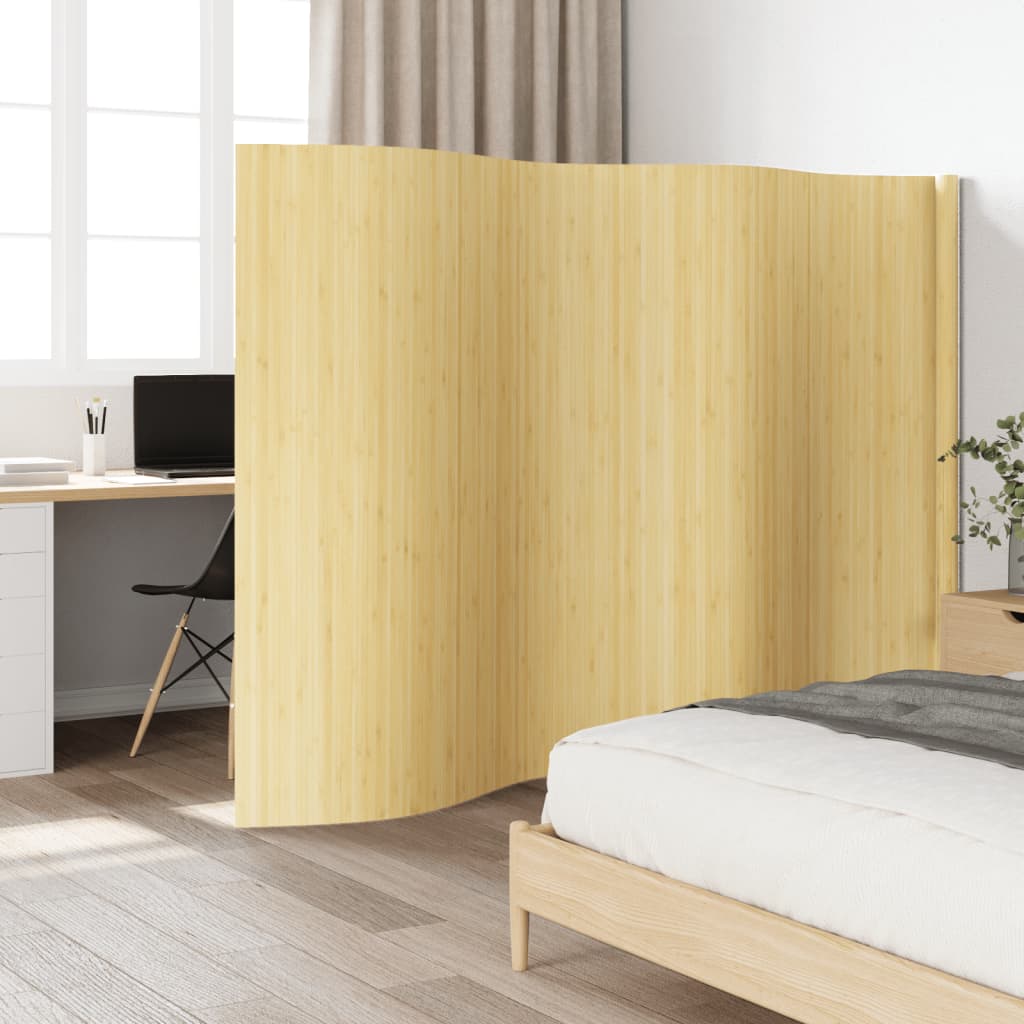 Divisorio Ambienti Naturale Chiaro 165x400 cm in BambÃ¹