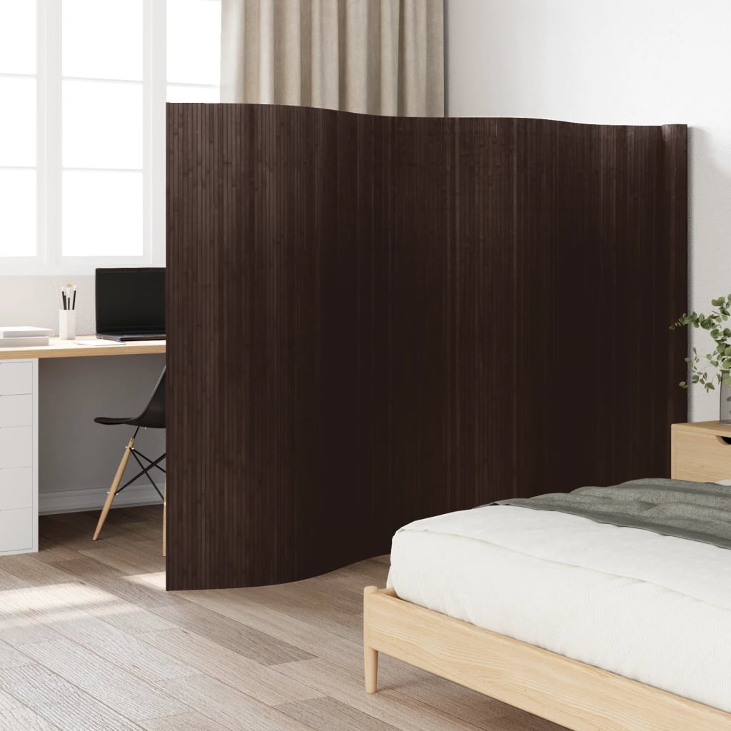 Divisorio Ambienti Marrone Scuro Larghezza 600 cm Altezza 165 cm in BambÃ¹