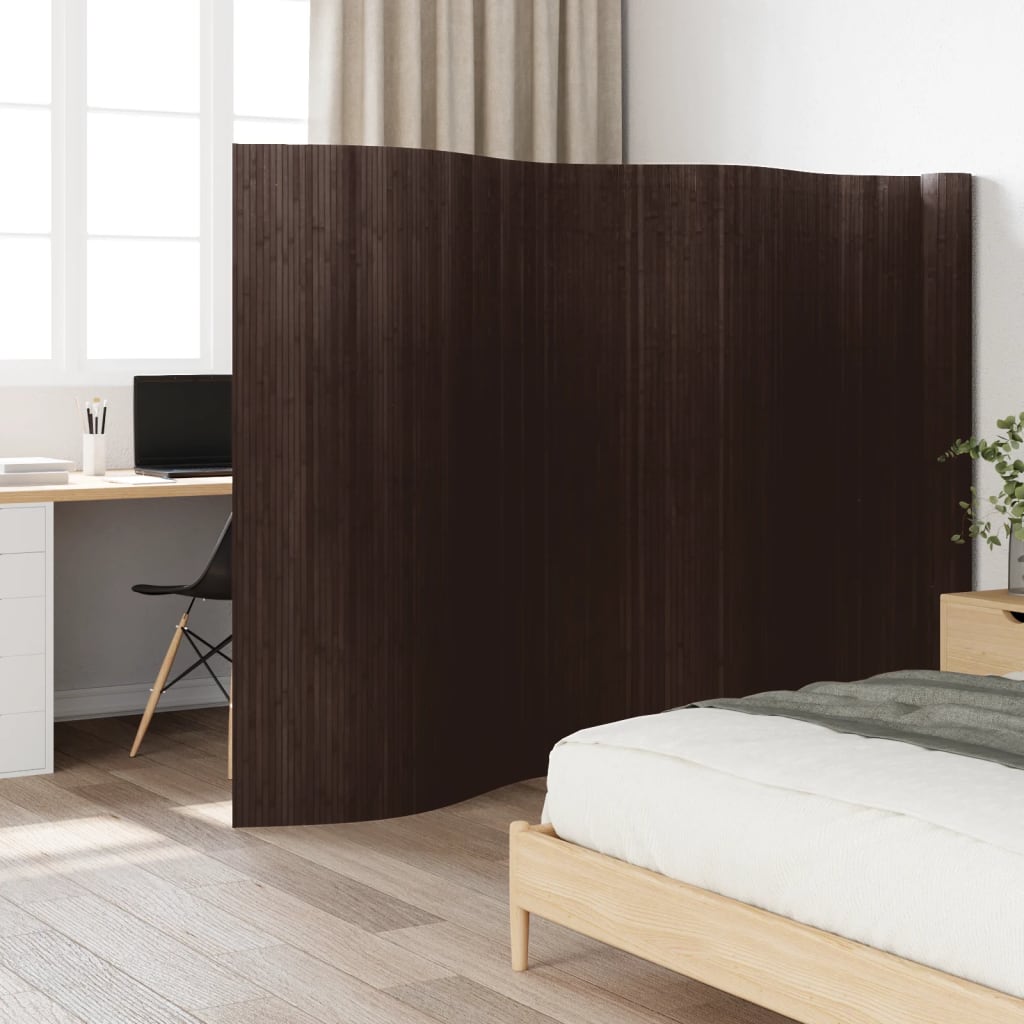 Divisorio Ambienti Marrone Scuro Larghezza 800 cm Altezza 165 cm in BambÃ¹