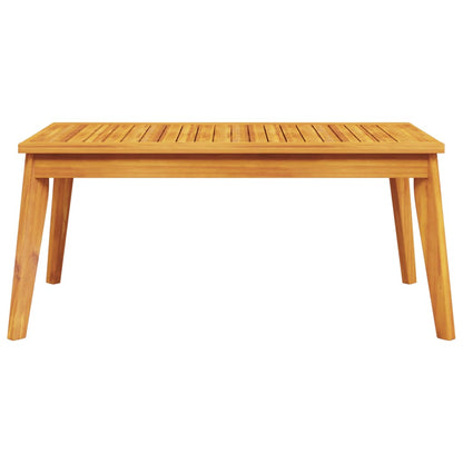 Tavolo da Pranzo da Giardino 100x55x45 cm Legno Massello Acacia