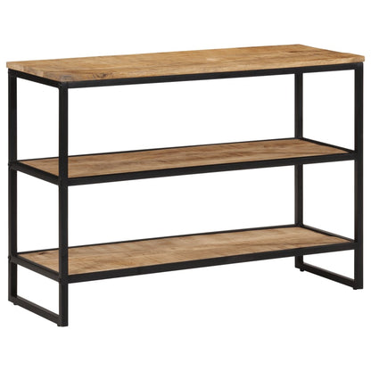 Tavolo Consolle 100x35x70 cm in Legno Massello di Mango Grezzo