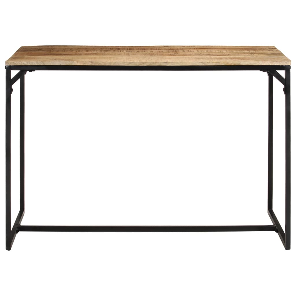 Tavolo da Pranzo 110x55x75 cm in Legno Massello di Mango Grezzo