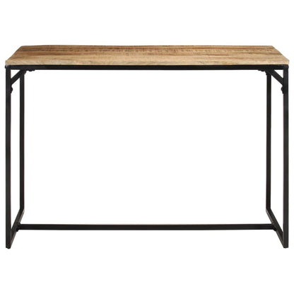 Tavolo da Pranzo 110x55x75 cm in Legno Massello di Mango Grezzo