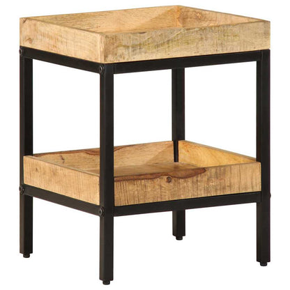 Tavolo laterale Marrone 35 x 35 x 45 cm Legno di mango massello