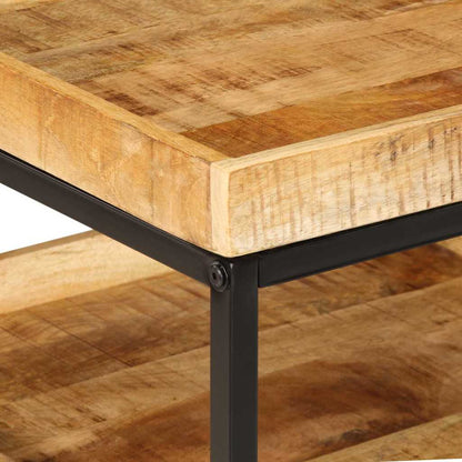Tavolo laterale Marrone 55 x 55 x 45 cm Legno di mango massello
