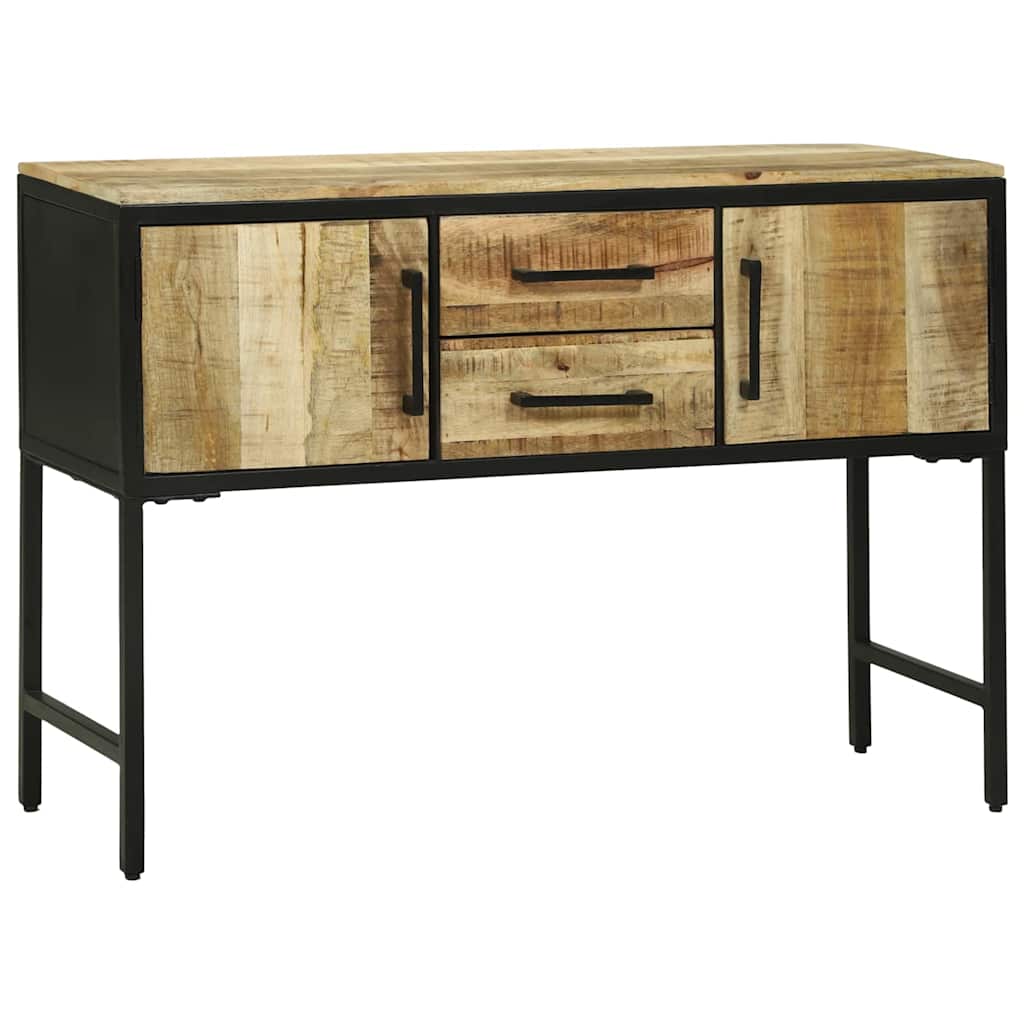 Tavolo consolle con cassetto con porta Marrone 100 x 35 x 70 cm