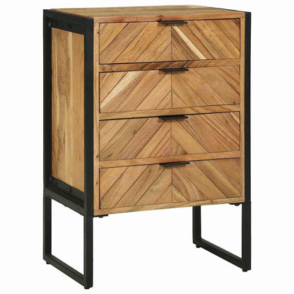 Credenza 70 x 35 x 75 cm Legno massello di acacia