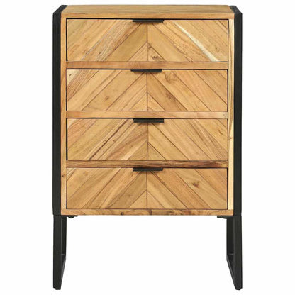 Credenza 70 x 35 x 75 cm Legno massello di acacia