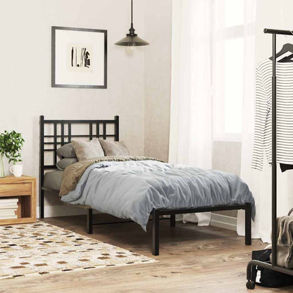 Testiera di Ricambio in Metallo Nero 75 cm