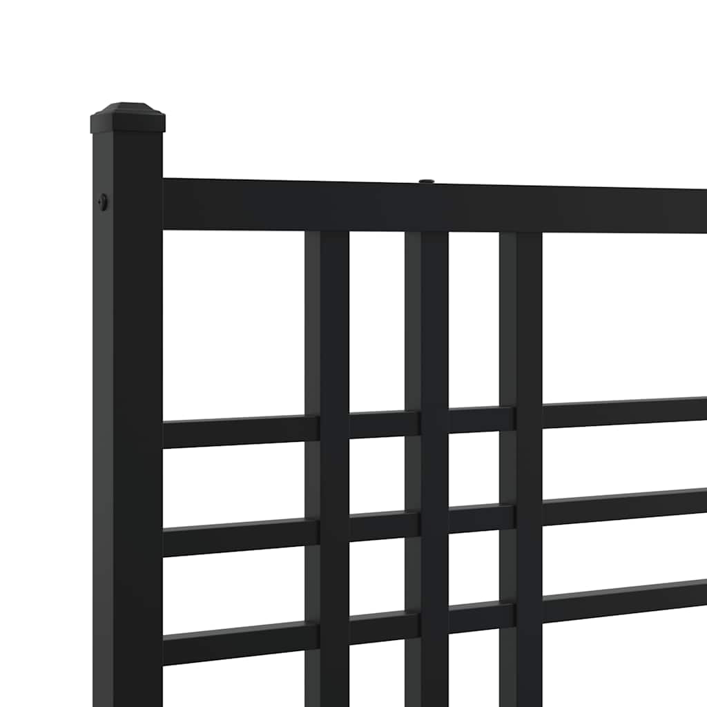 Testiera di Ricambio in Metallo Nero 75 cm
