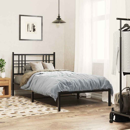 Testiera di Ricambio in Metallo Nero 100 cm