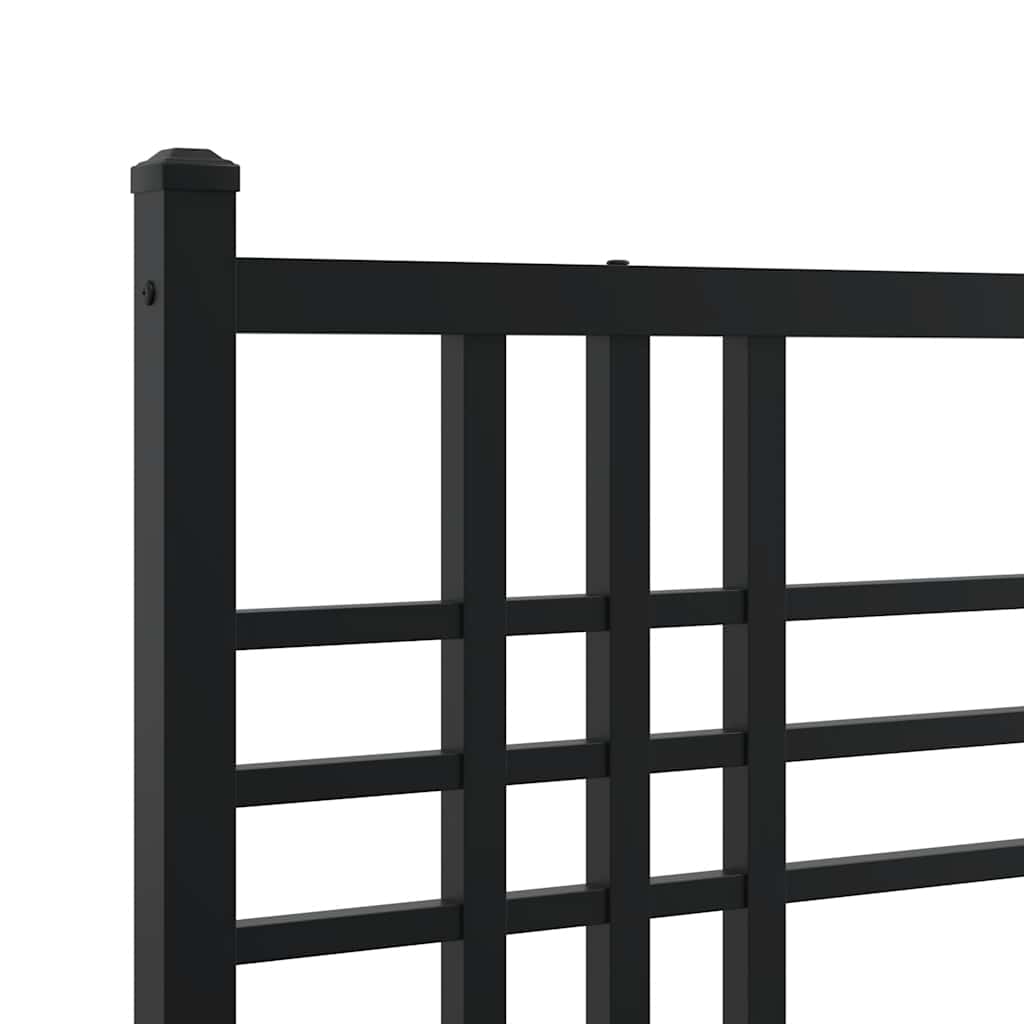 Testiera di Ricambio in Metallo Nero 100 cm