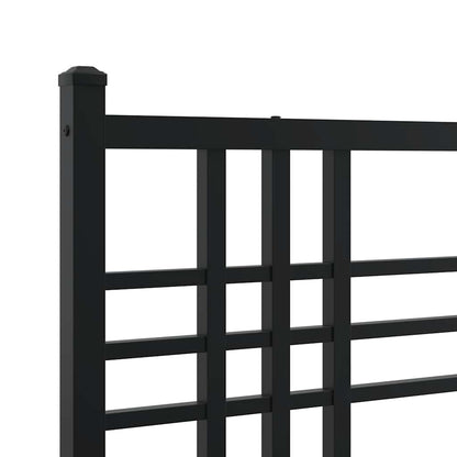 Testiera di Ricambio in Metallo Nero 100 cm