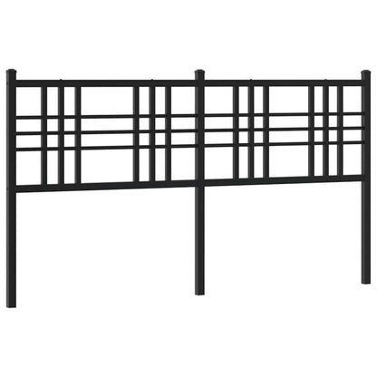 Testiera di Ricambio in Metallo Nero 160 cm