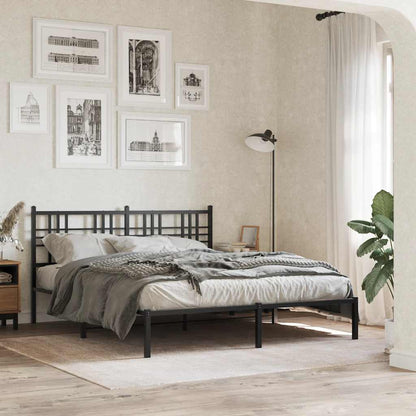 Testiera di Ricambio in Metallo Nero 160 cm