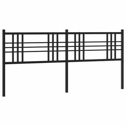Testiera di Ricambio in Metallo Nero 180 cm
