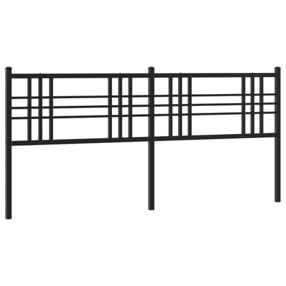 Testiera di Ricambio in Metallo Nero 193 cm