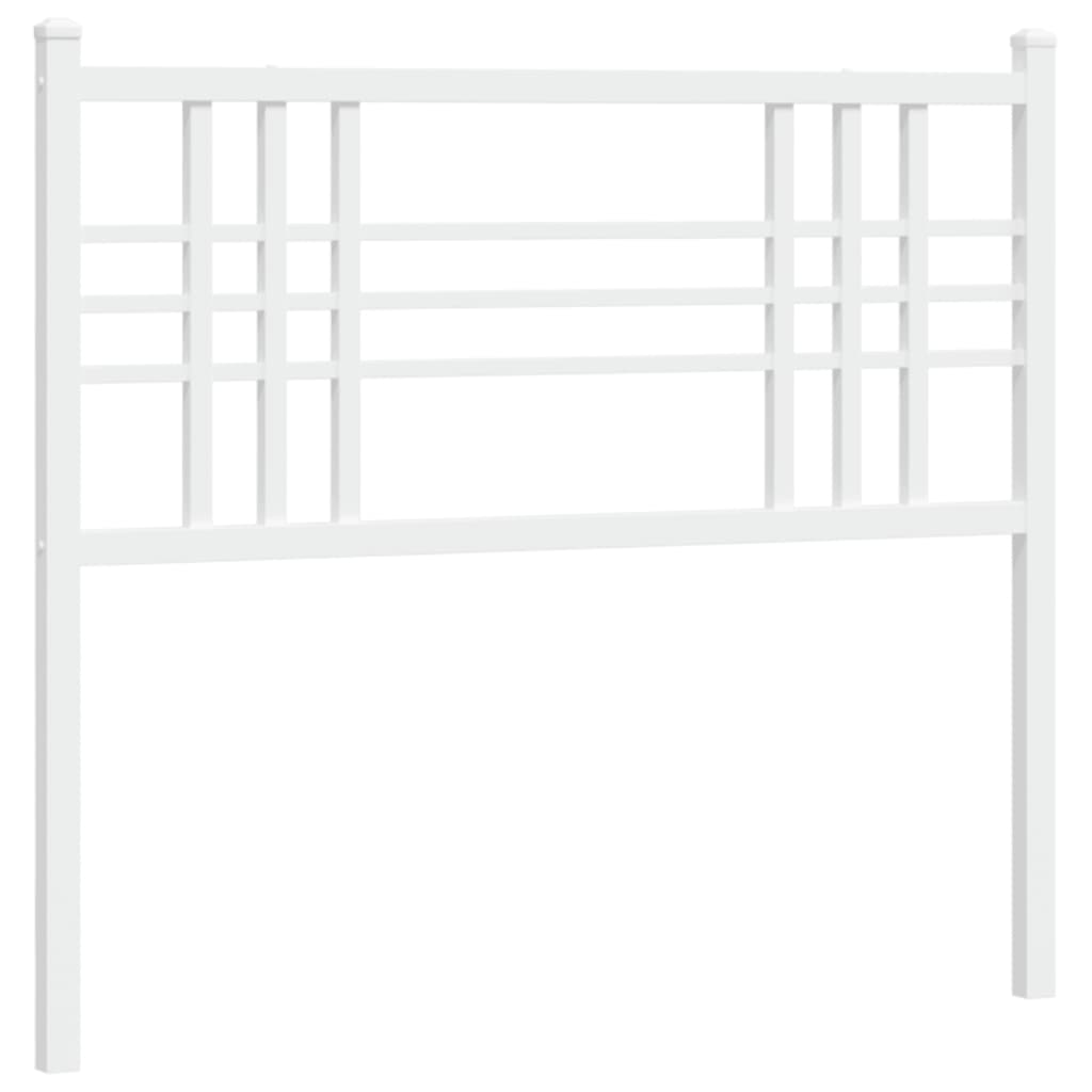 Testiera di Ricambio in Metallo Bianco 100 cm