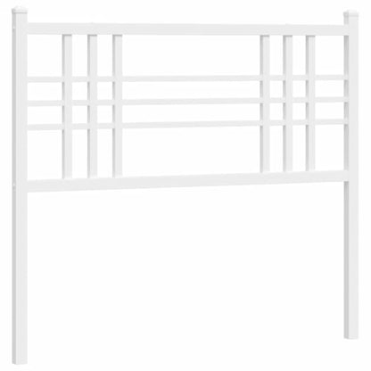 Testiera di Ricambio in Metallo Bianco 107 cm