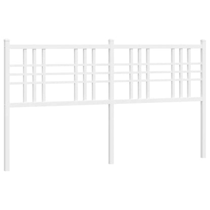 Testiera di Ricambio in Metallo Bianco 160 cm