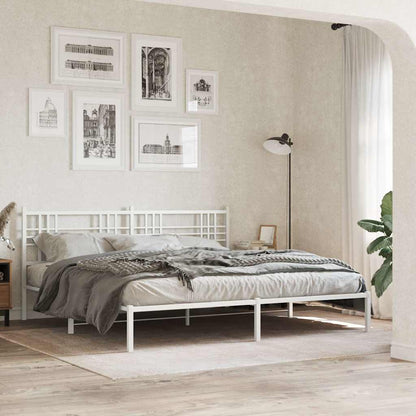 Testiera di Ricambio in Metallo Bianco 180 cm